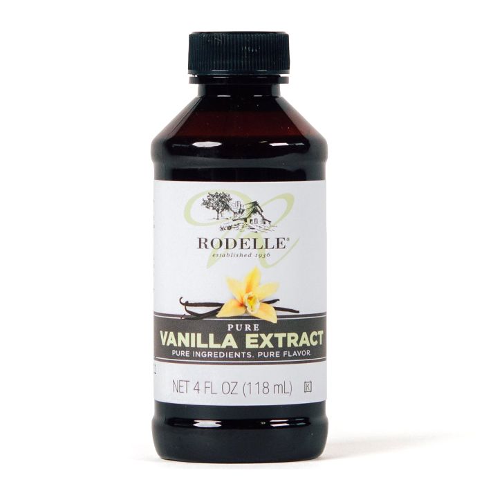 Rodelle – Bio reine Vanille-Extrakt, 4 Oz – Packung mit 6