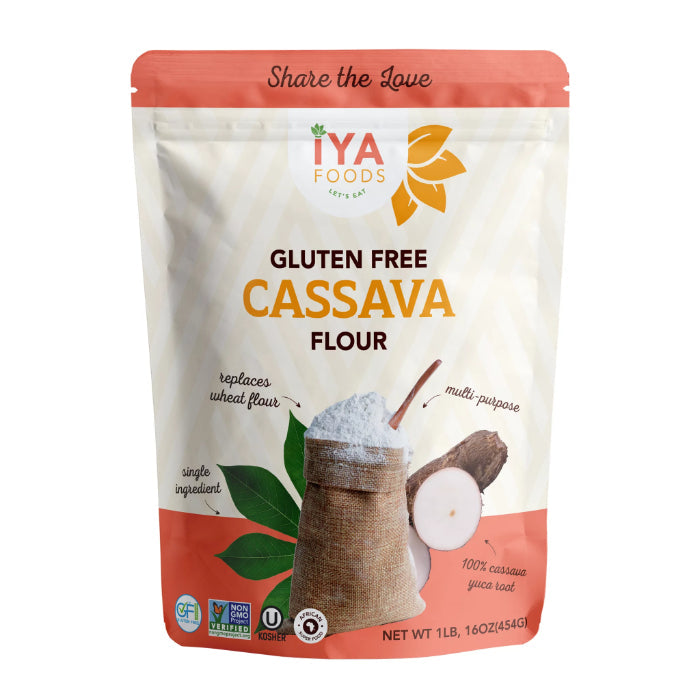 Iya Foods LLC – Mehl Cassava Yuca, 1 lb – Packung mit 6