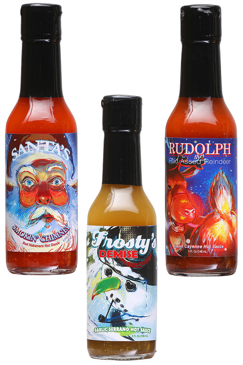 Weihnachtsmann, Rudolph und Frosty komplette Urlaub Geschenk-Set, 3/5oz. (Saisonal)