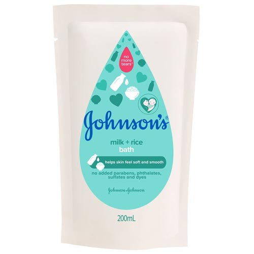 Johnson’s – Milch + Reisbad – REFILL Packung – 400 ML