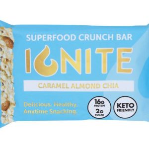 Ignite Superfood Bars Karamell Mandel Chia – 12 bar x 1,89 oz