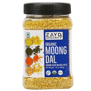 Zayd Bio Moong Dal (moong bohne wash split) usda bio zertifiziert, 1,7-Pfund