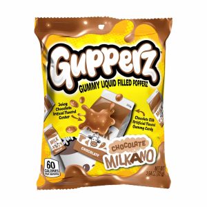 Gupperz Schokoladenmilchano – Gummiflüssigkeit gefüllt Popperz – 2,54 Unzen