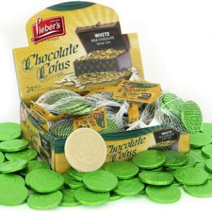Lieber’s Weißmilchschokolade-Geltmünzen, 24 Beutel
