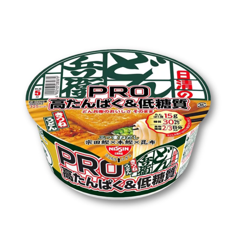 Nissin Donbei – PRO High Protein & Low Kohlenhydrat Kitsune Udon