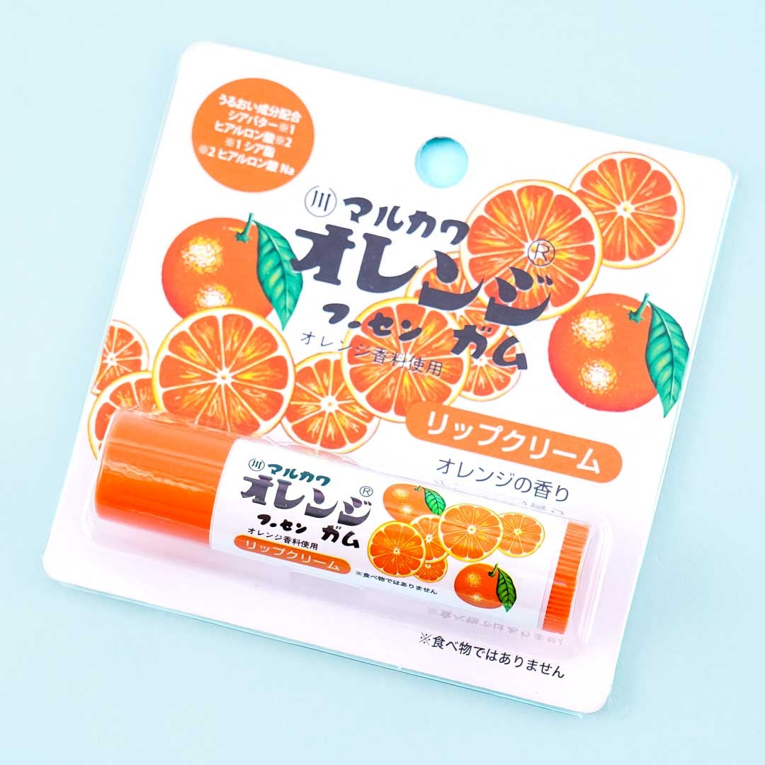 Marukawa Bubble Gum duftender Lippenbalsam – Orange