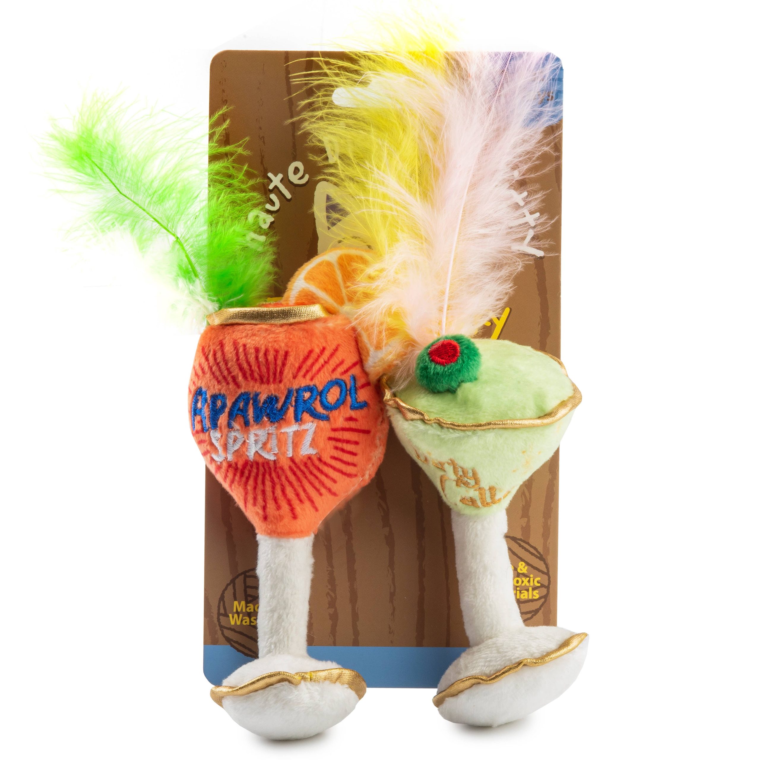 Haute Diggity Hund – Kätzchen-Cocktails (2 Cocktails) Bio Katzenminze Spielzeug