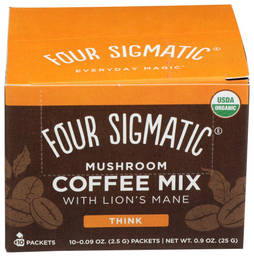 Vier Sigmatic – Kaffee Think Mischung Org 0.9 Oz – Packung mit 1