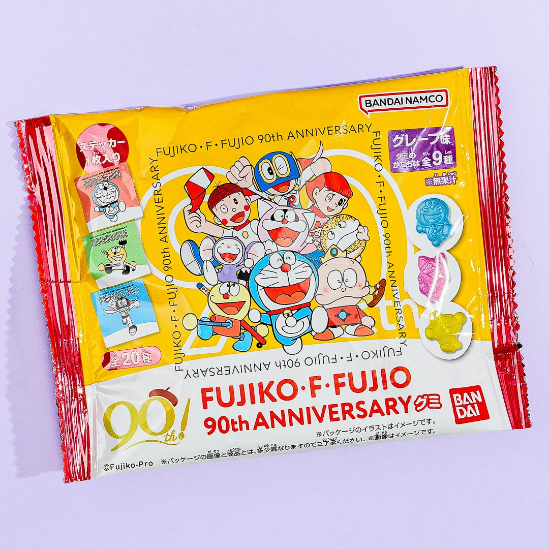 FUJIKO F. FUJIO 90th Anniversary Gummy mit Aufkleber