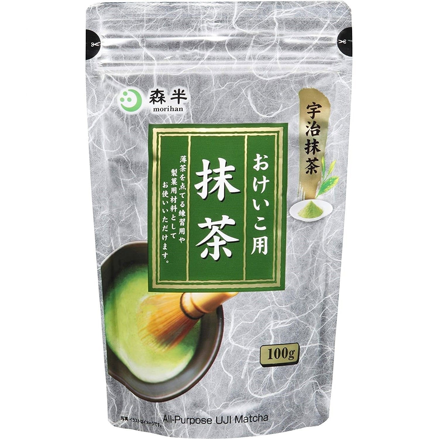 Morihan Matcha Mehrfarbig-Purpose japanischen grünen Tee Pulver 100g