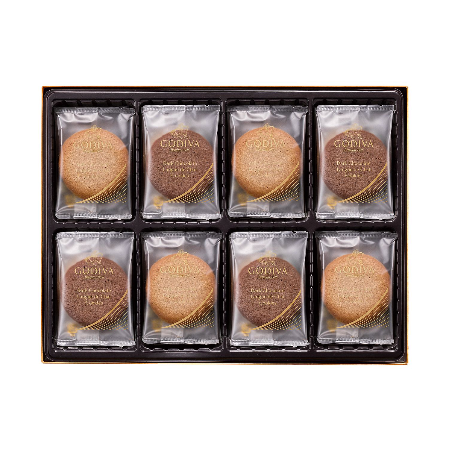 Godiva Japan, 2 Arten Keks-Sortiment, 30 Stück in einer Box, für Geschenk