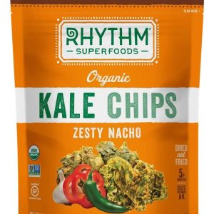 Rhythm Superfoods Zesty Nacho Kale Chips, 2 Unzen Packung mit 12