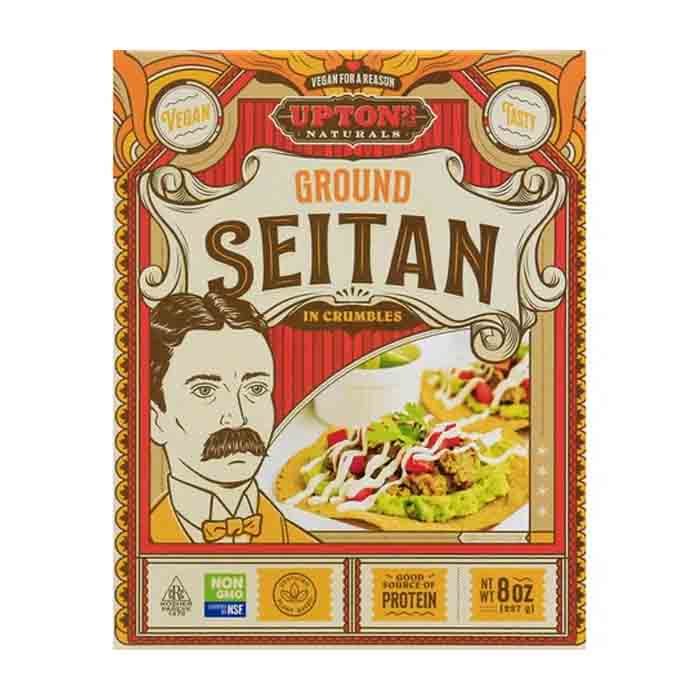 Upton's Naturals – Seitan in Crumbles, 8oz – Verschiedene Aromen