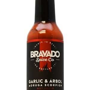 Bravado Gewürz co. Knoblauch und Arbol Moruga Skorpion scharfe Sauce, . – 5oz