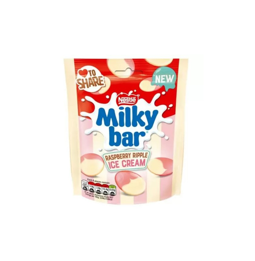 Nestle Milkybar Himbeere Ripple Eis 86g -UK (Fall von 12)