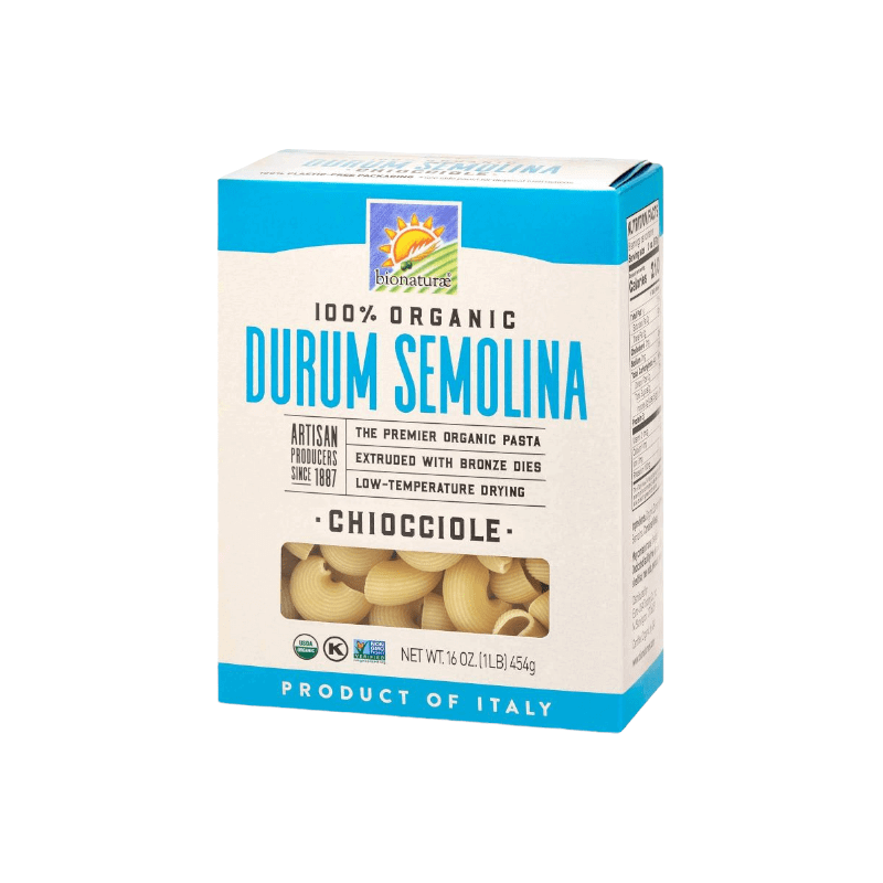 Bionaturae 100% biologischer Durum Semolina Chiocciole