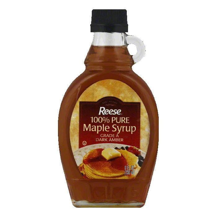 Reese Sirup Maple rein 8 Oz – Packung mit 12 Stück
