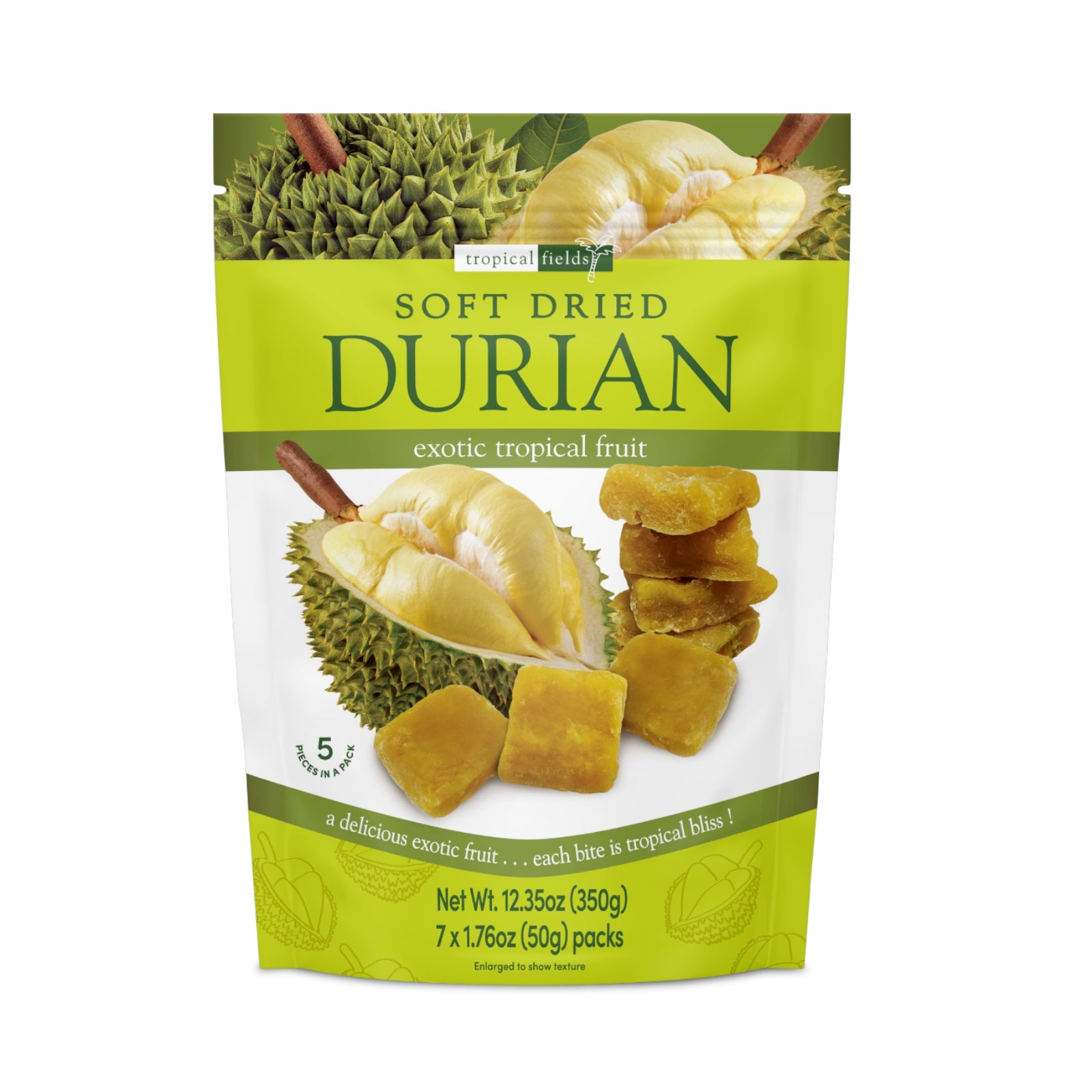Tropische Felder weich getrocknet Durian