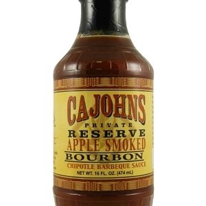 CaJohn’s Applewood geräuchert Bourbon Chipotle Barbecue Soße