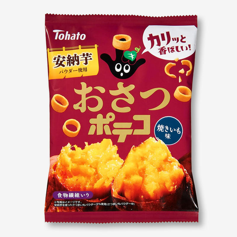 Poteco Kartoffelring Snacks – Geröstete Süßkartoffel