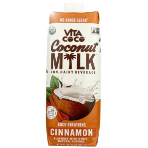 Vita Coco – Kokosmilch Zimt, 1 L – Packung mit 6 Stück