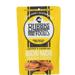 Bubba’s Fine Foods – herzhaft & knusprig Macho Nacho ‘Nana Chips, 2,7 Unzen