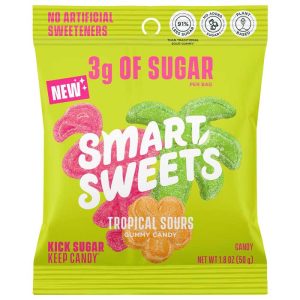 SmartSweets – Tropical Sours Fruchtgummi Süßigkeiten, 1,8 oz