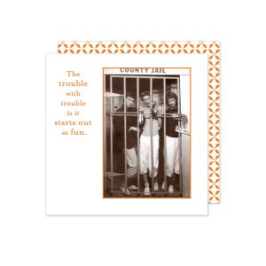 Shannon Martin Design – Trouble mit Trouble Getränkeserviette
