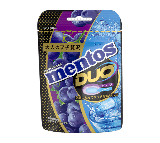 Mentos, Duo, Traube & Soda, 45g