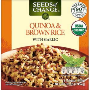 Seeds of Change Bio Quinoa & brauner Reis mit Knoblauch, 3.2 lbs