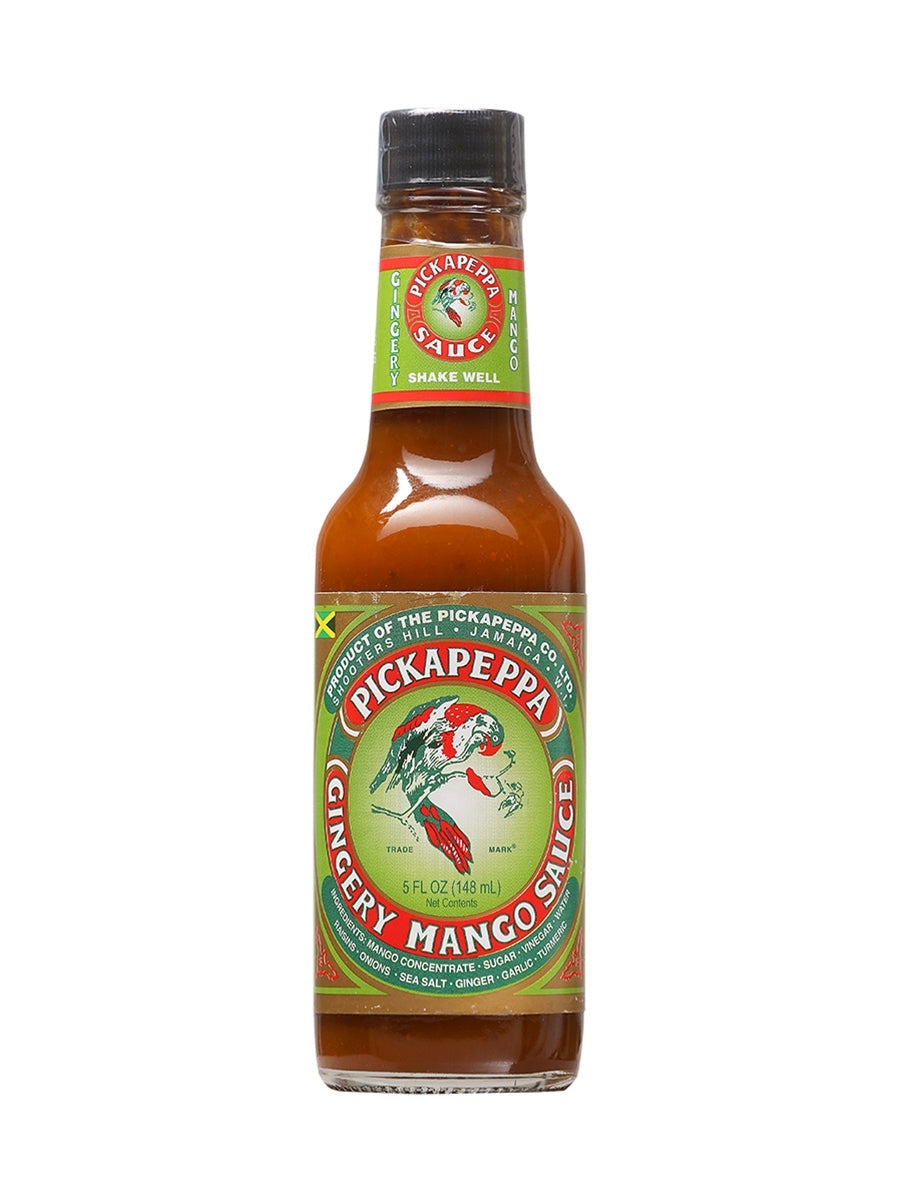 Chilisauce Pickapeppa Gingery Mango Knoblauch 5 oz Jamaika Hitze 6