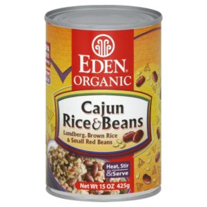 Eden Foods Reis n Bohne cajun sml re 15 oz – Packung mit 1 Stück