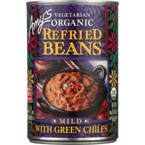 Amy’s Bohnen refried grüne Chili gf, 15,4 Unzen – Packung mit 1