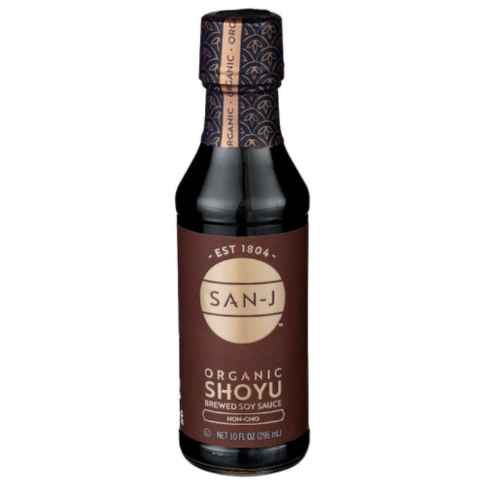 San J Sauce Shoyu Org 10 Oz – 6er Packung