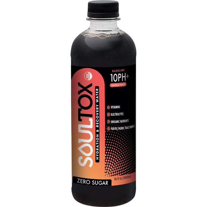 Soultox – Water Alkaline Geschmack Free, 16.9 Fl Oz – Packung mit 12 Stück