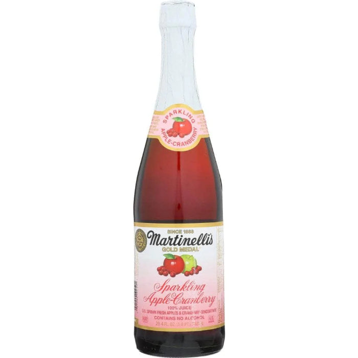 Martinelli's – glitzernd Apfel Cranberry Juice, 25.4 fl oz – Packung mit 1 Stück