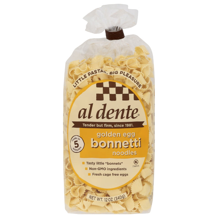 Al Dente – Goldene Bonnetti Pasta, 12 Oz – Packung mit 6 Stück