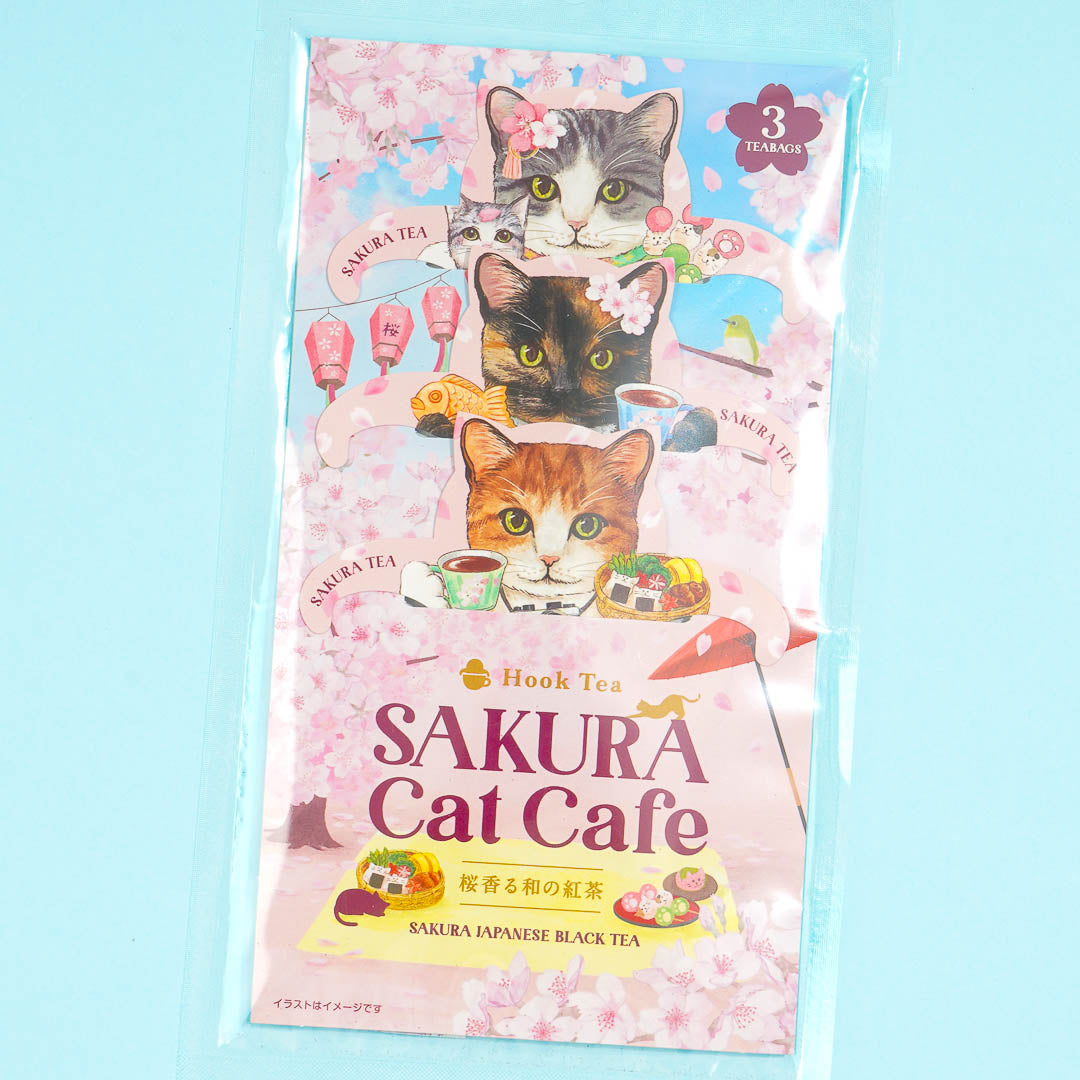 Sakura Cat Cafe Japanischer Schwarzer Tee