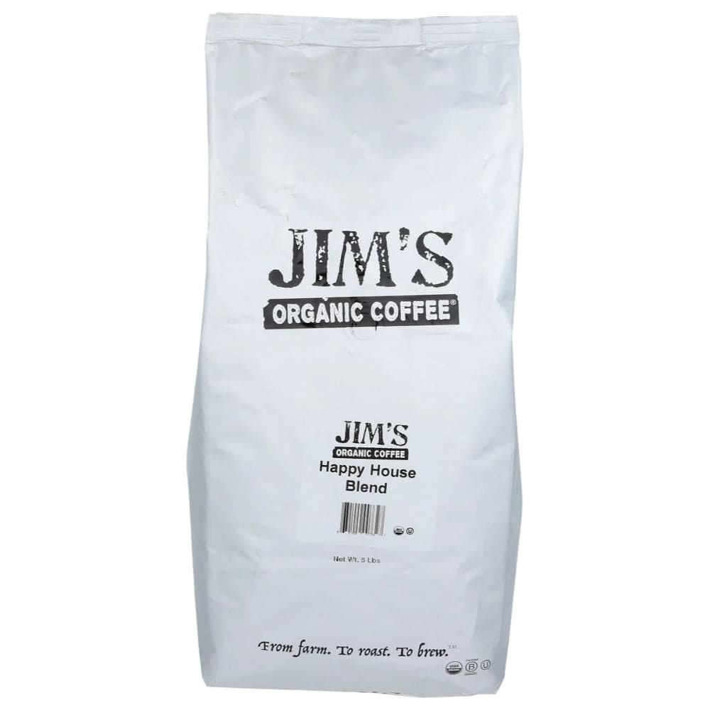 Jim's Bio – Kaffee leicht geröstete ganze Bohnen Happy House Blend, 12 oz