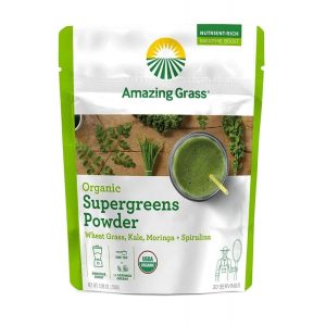 Amazing Grass Bio-Supergrünpulver, – 150g