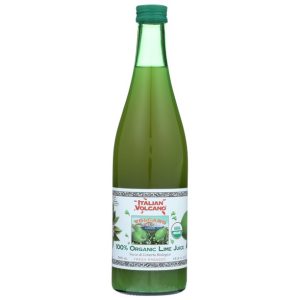 Italian Volcano Bio Limettensaft – Packung mit 12 Stück – 500ml