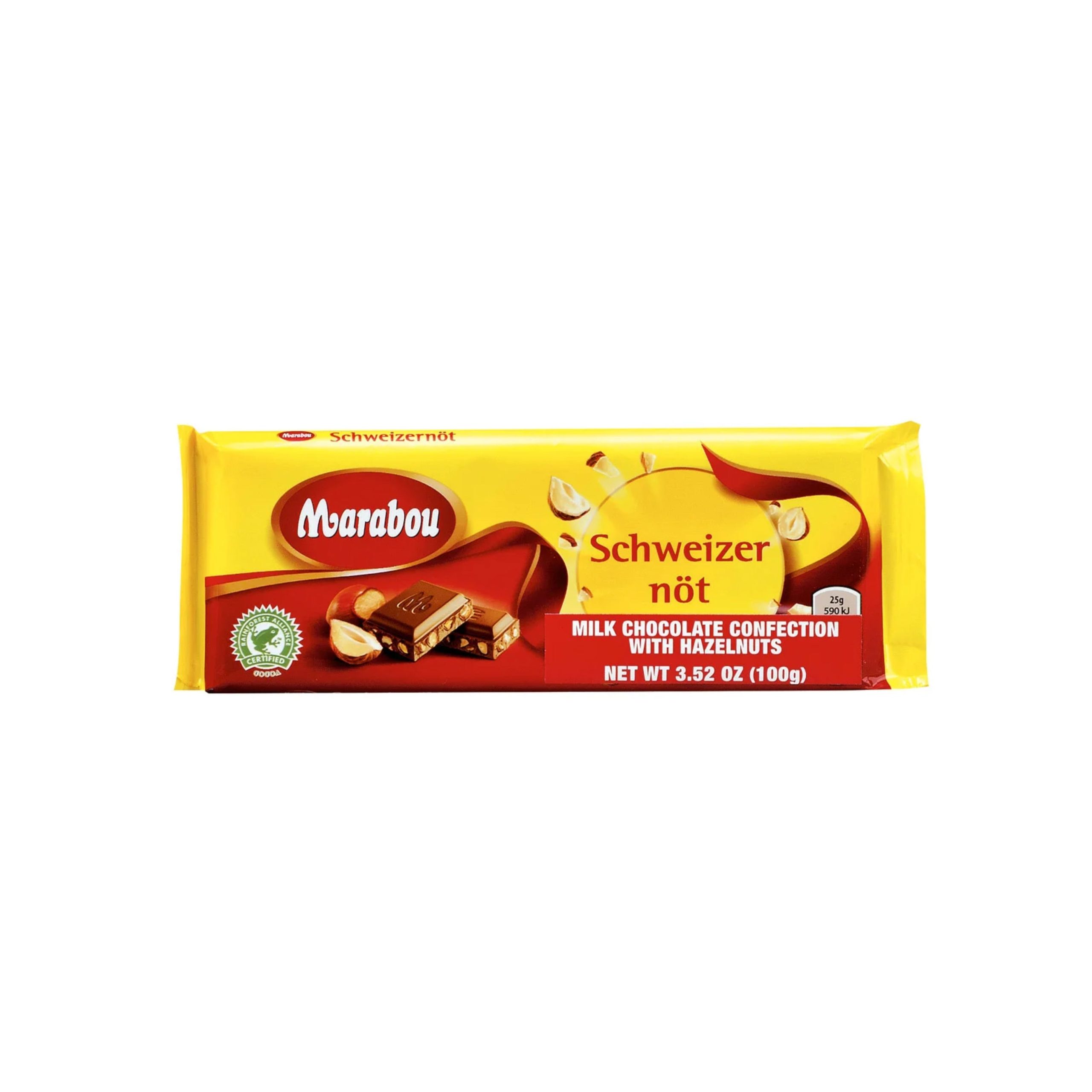 Marabou Milchschokolade mit Haselnussriegel (3,52 oz) (Schweden)