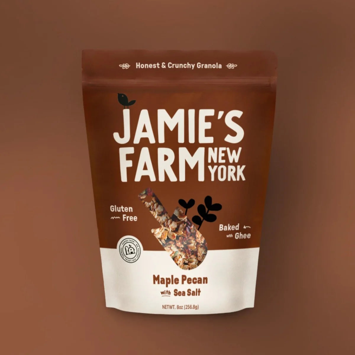 Jamie's Farm Granola Maple Pekannuss mit Meersalzbeutel – 6 Beutel x 8 oz Etui