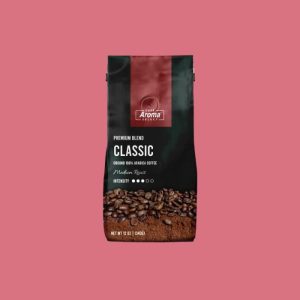 Cafe Aroma Select – Classic gemahlener Kaffee, 12 Unzen (Packung mit 12)