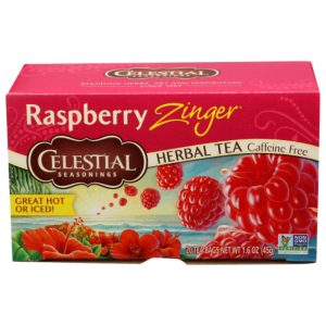 Celestial Seasonings Kräutertee Himbeerzinger, 20 Beutel Packung