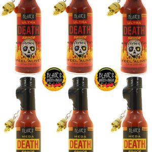 Blair’s Mega and Ultra Death scharfe Sauce Geschenk-Set, 6/ . – 5oz