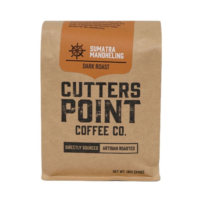 Cutters Point Kaffee Co. – gemahlener Sumatra-Mandheling-Kaffee, 12 Oz (Pa