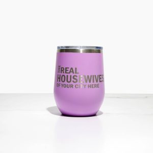 Calm Down Caren – Echte Hausfrauen von Baltimore Wine Tumbler