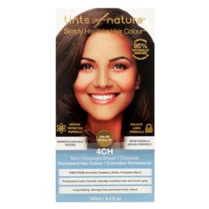 Tints of Nature Haarfärbemittel, reich an Schokolade braun – 4CH