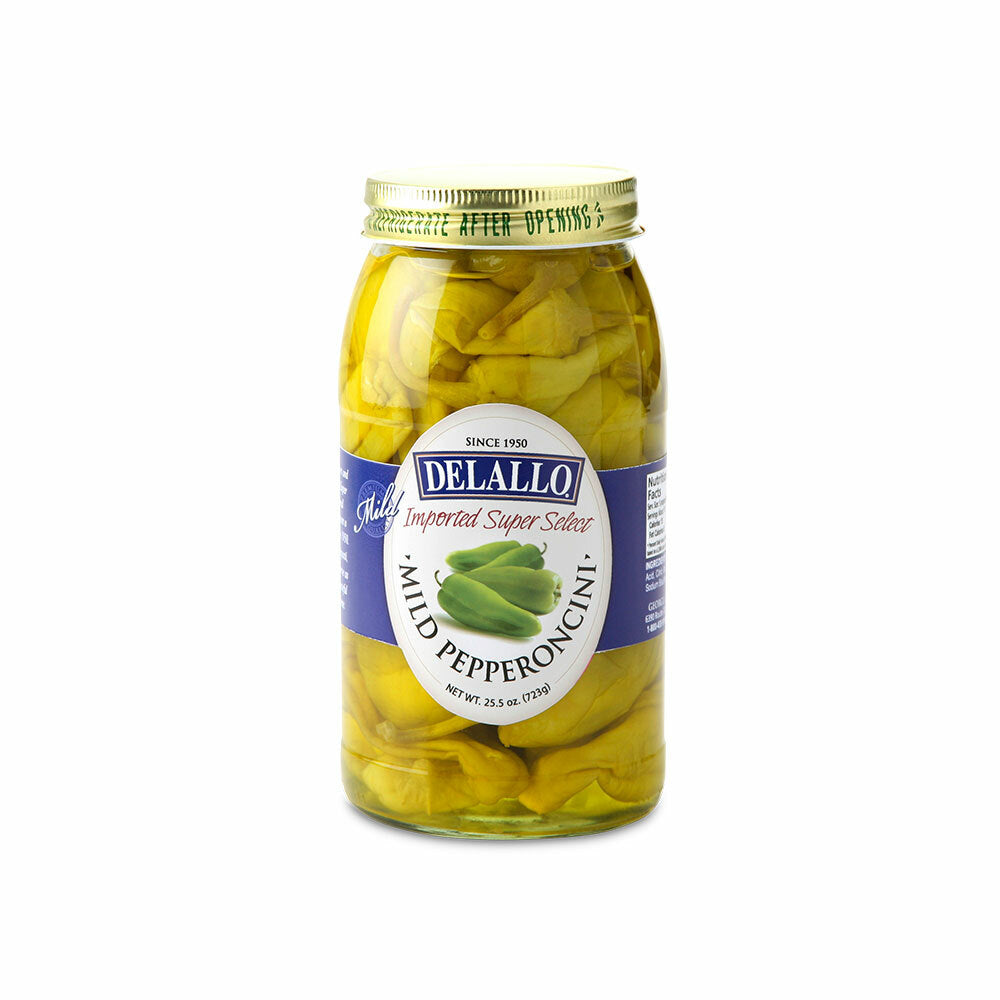 Delallo Pepperoncini – Leichte 25,50 oz – Packung mit 6 Stück